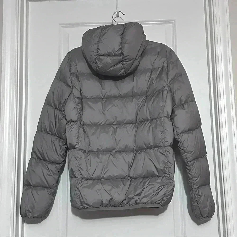 Medium JOE FRESH Gray Hooded Puffer Coat - Picture 13 of 14